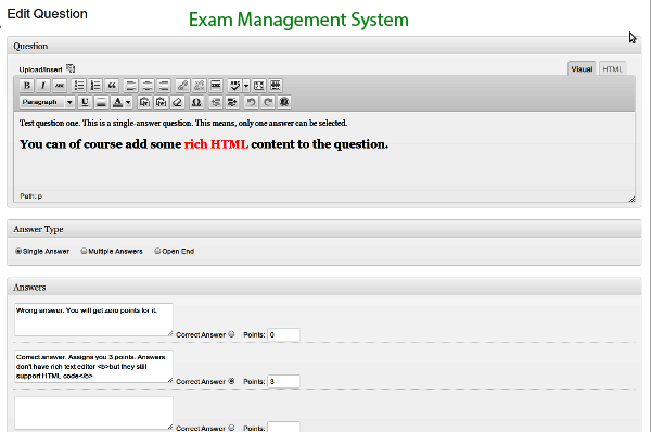 exam management software image